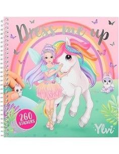 Cuaderno con calcomanias Ylvi