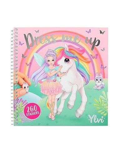 Cuaderno con calcomanias Ylvi