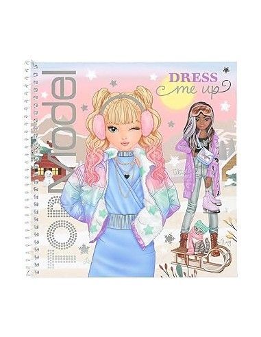 Cuaderno con calcomanias Top Model