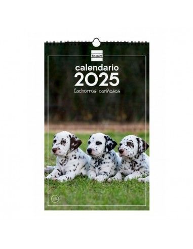 CALENDARIO DE  PARED AÑO 2025 CACHORROS