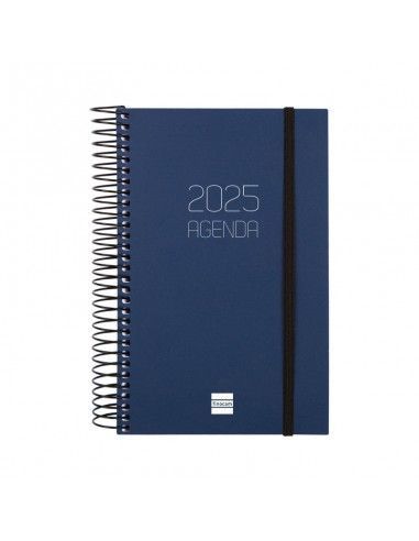 AGENDA ESPIRAL OPAQUE E5 2025 COLOR AZUL