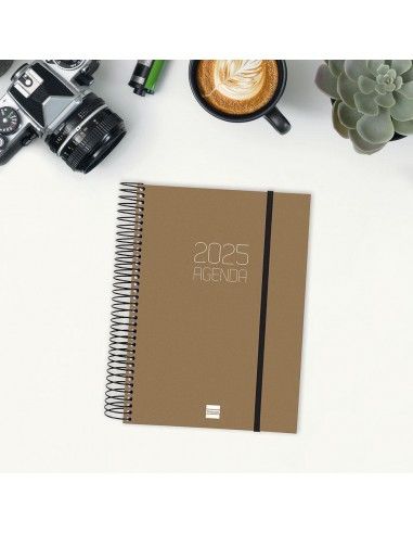 AGENDA OPAQUE E10 1DP 2025 COLOR MARRON