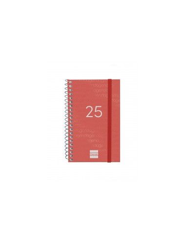 Agenda Espiral Year Color Rojo 2025...
