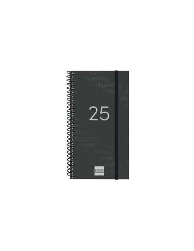 AGENDA ESPIRAL YEAR E9 2025 COLOR NEGRO