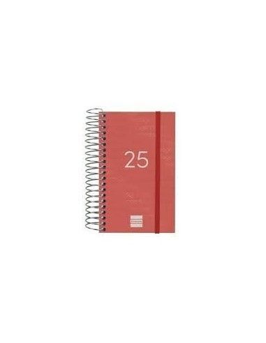 Agenda Espiral Year Color Rojo 2025...