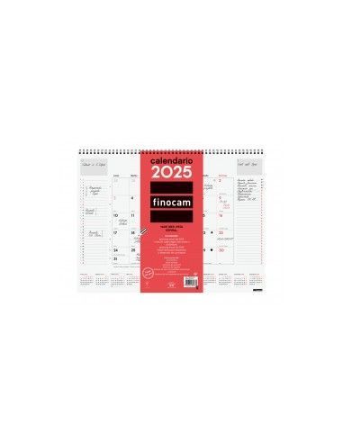 CALENDARIO DOBLE ESPIRAL MES VISTA...