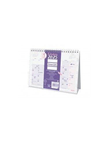 CALENDARIO DE SOBREMESA CHIC MORADO 2025