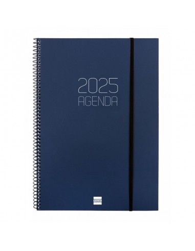 Agenda Espiral Opaque Color Azul 2025...
