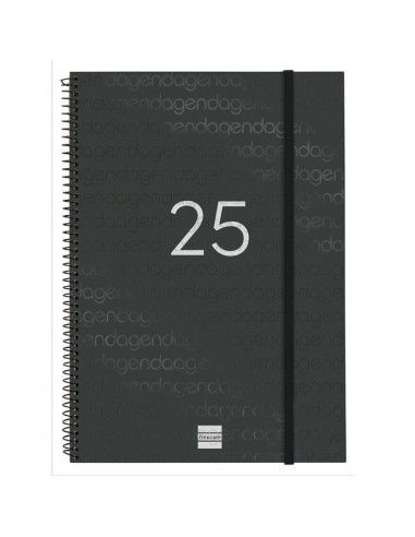 Agenda Espiral Year Color Negro 2025...