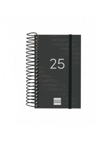 Agenda Espiral Year Color Negro 2025...