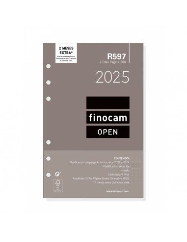 RECAMBIO ANUAL DE HOJAS  R597 2DP 2025