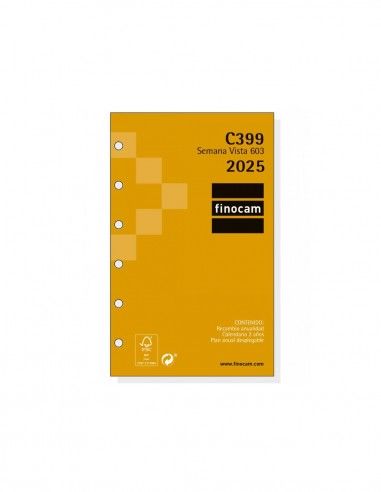 RECAMBIO ANUALIDAD 2025 FINOCAM C399...