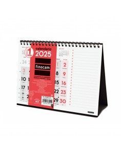Calendario sobremesa números grandes + notas 2026 Finocam