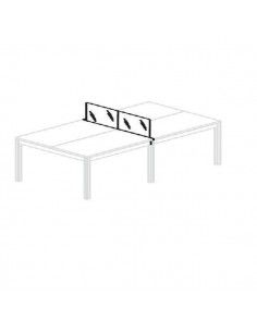 SEPARADOR MESA WORK, METAL Y EXECUTIVE 70X40 CRISTAL TEMPLADO. 7KG. 0,020 M3