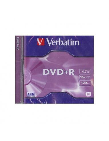 DVD VERBATIM +R 16X 4.7 GB 120 MINUTOS