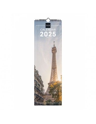 WALL CAL SP 15X48 2025 PARIS