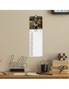 WALL CAL. SP. 15X48 2025 DOGS 2