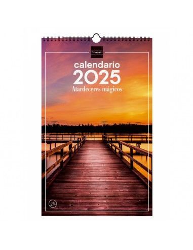 CAL.PARED ESP25X40 2025ATARDECERES+