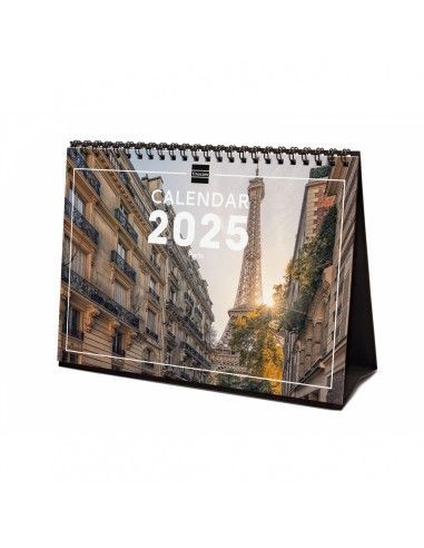 DESK CAL.2025 PARIS INTL+