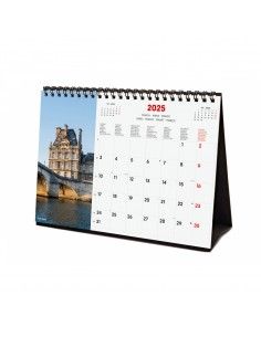 DESK CAL.2025 PARIS INTL+ 2