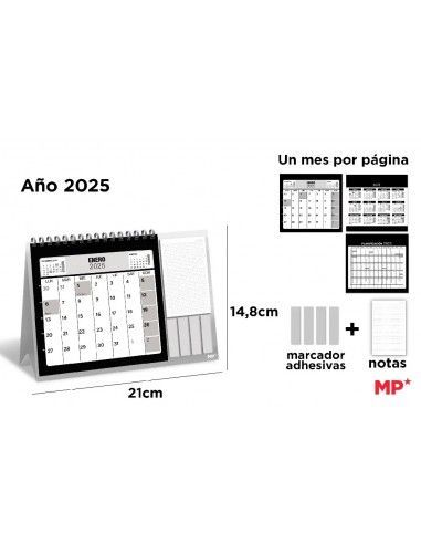 CALENDARIO SOBREMESA 2025 MES VISTA...