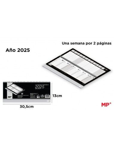 CALENDARIO SOBREMESA 2025 SV 30,5*13...