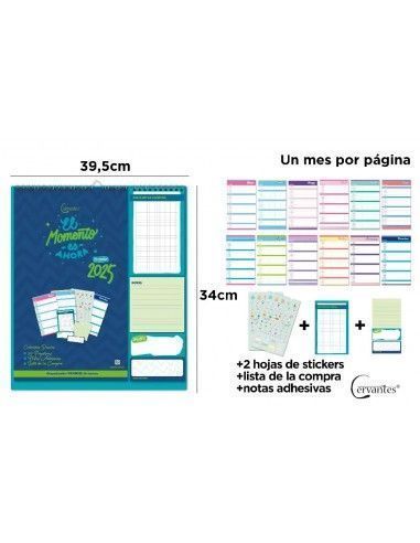 CALENDARIO PLANIFICADOR 2025 AZUL