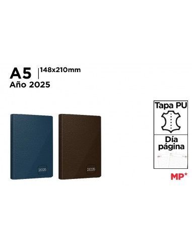 AGENDA 2025 14.8X21CM (AZUL OSCURO O...