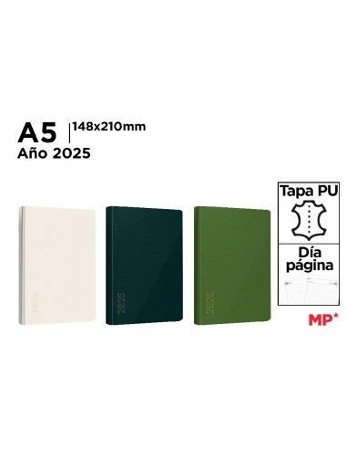 AGENDA 2025 14.8X21CM (BLANCO, VERDE...