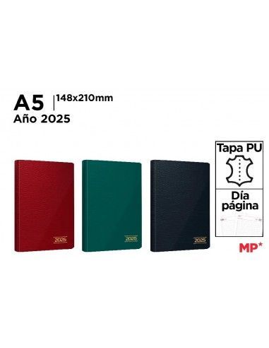 AGENDA 2025 14.8X21CM (ROJO, VERDE O...