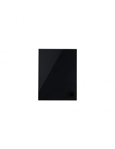 Pizarra cristal magnética 80x60 negra Rocada