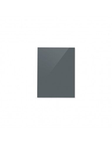 Pizarra cristal magnética 80x60 gris Rocada