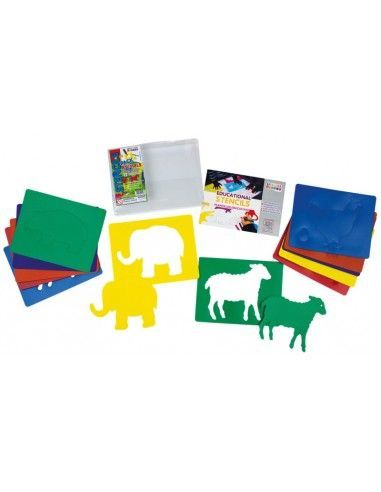 Plantillas animales Henbea pack de granja y zoo
