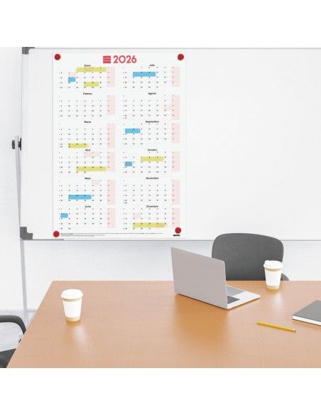 Póster calendario 2026 Finocam | Doble cara y anotaciones