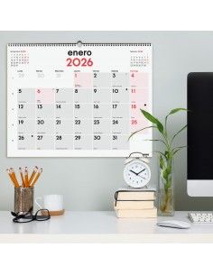 Calendario pared mixto XL Finocam 2026 gran formato 2