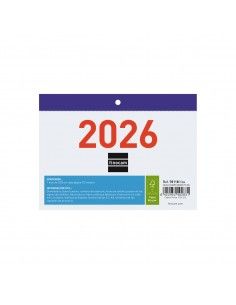 Calendario faldilla Finocam F93 2026 con números grandes