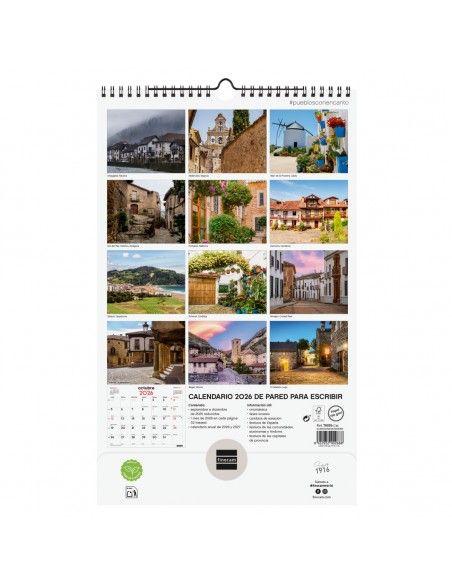 Calendario Finocam 2026 | Pueblos con Encanto de España