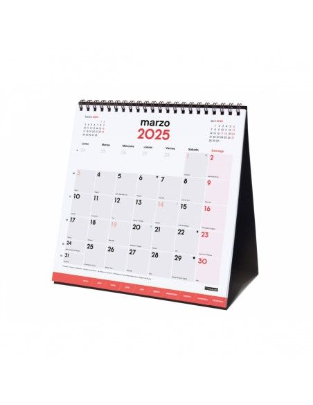 Calendario Finocam 2026 | Sobremesa Pestañas S con anotaciones