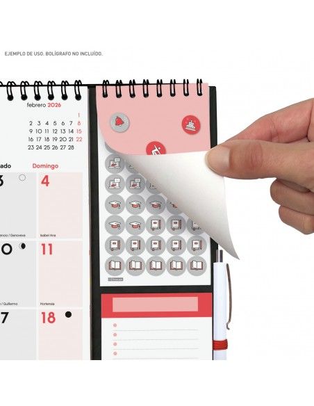 Calendario Finocam 2026 | Pared Escribir Plus con espiral