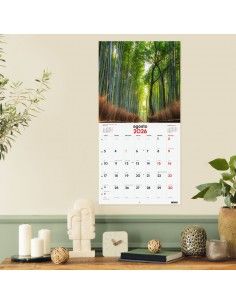 Calendario imágenes pared 2026 Finocam con fotos decorativas 2