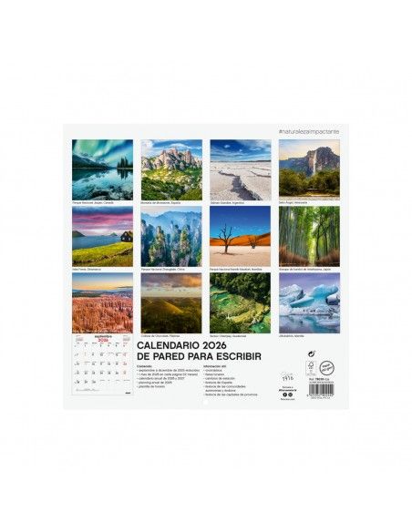 Calendario Finocam 2026 | Pared con imágenes inspiradoras