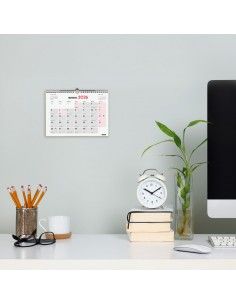 Calendario pared escribir neutro 2026 Finocam con espiral 2