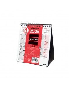 Calendario sobremesa escribir modelo neutro 2026 Finocam