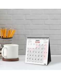 Calendario sobremesa escribir modelo neutro 2026 Finocam 2