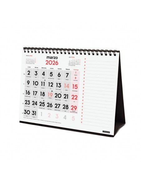 Calendario Finocam 2026 sobremesa grande y funcional