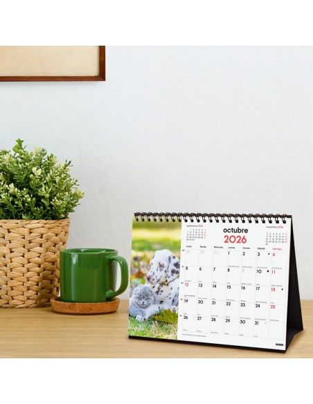 Finocam calendario sobremesa animales 2025