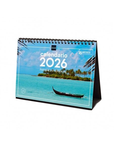 Calendario de sobremesa 2026 paisajes Finocam