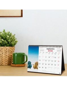 Calendario de sobremesa 2026 paisajes Finocam 2
