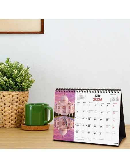 Finocam calendario sobremesa con fotos 2026