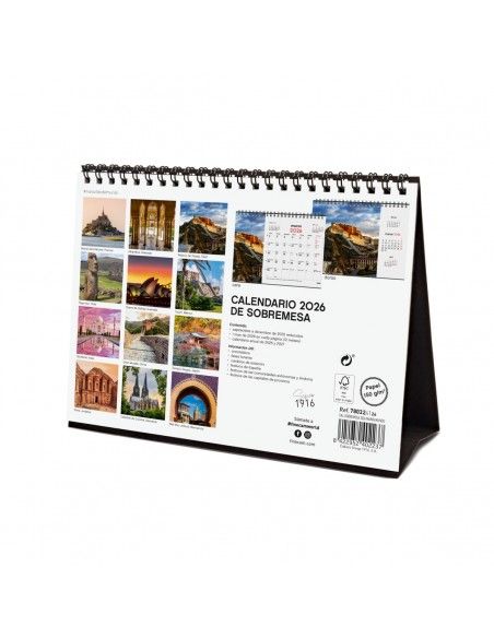 Calendario Finocam 2026 | Sobremesa con imágenes inspiradoras
